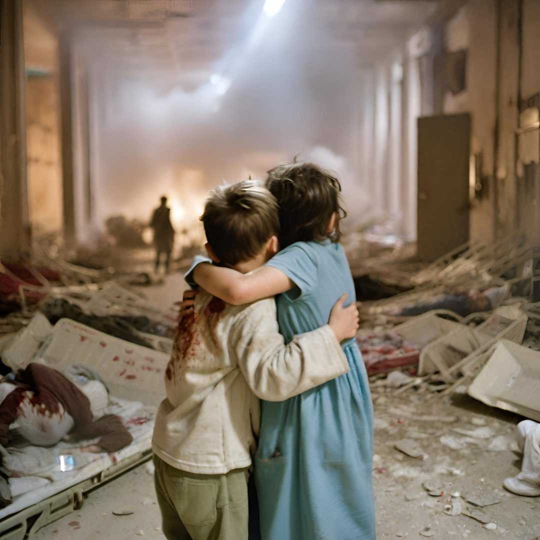 İsrail, Gazze'deki Hastane Bombalamasını Önce İnkar Etti, Sonra Kabul Etti! 4 F8q8z6NWsAEXre0
