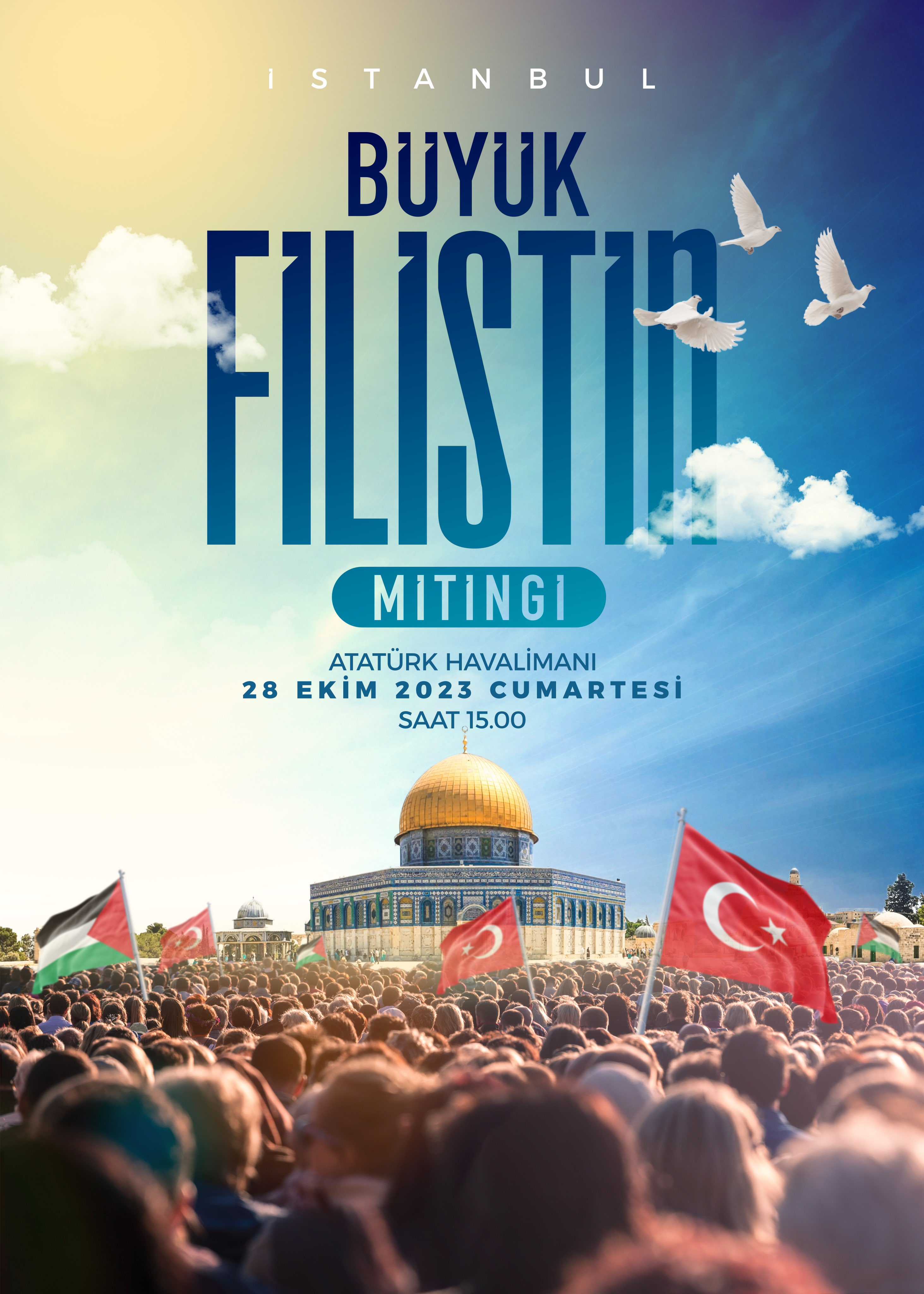 Başakşehir, Filistin'in Yanında: Dev Miting İçin Saatleri Sayıyor! 5 F9JOtzQXUAAiTrY 1