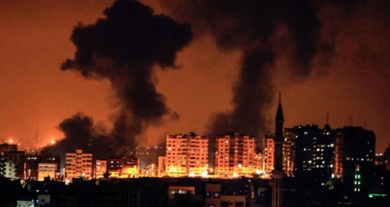 Gazze’de Katliam: İsrail Ordu Saldırılarıyla Gazze’nin İletişimi Kesildi!