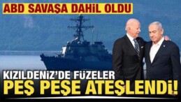 ABD Donanması Savaşa Dahil Oldu! Kızıldeniz’de Füzeler Ateşlendi