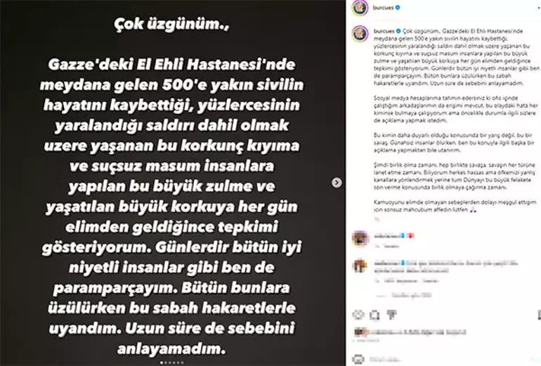 Burcu Esmersoy'dan Tepki Çeken Beğeniye Açıklama! 5 aciklama