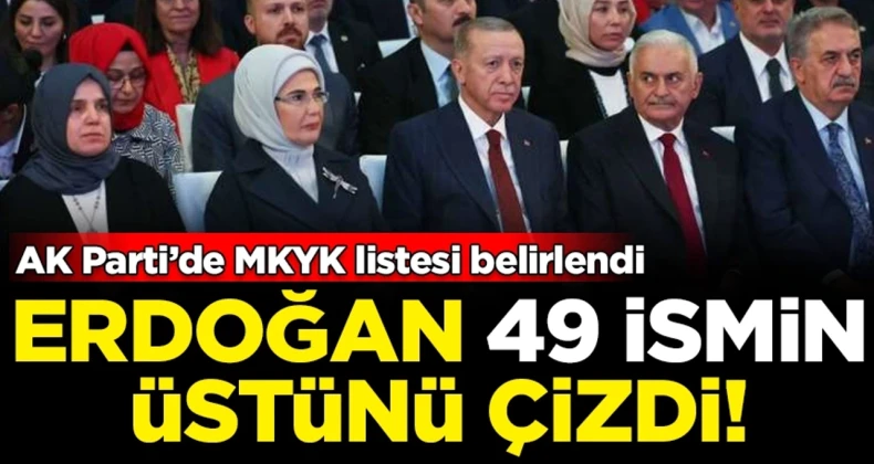 AK Parti’nin Yeni MKYK Listesi Açıklandı: 75 Üyenin 49’u Değişti!