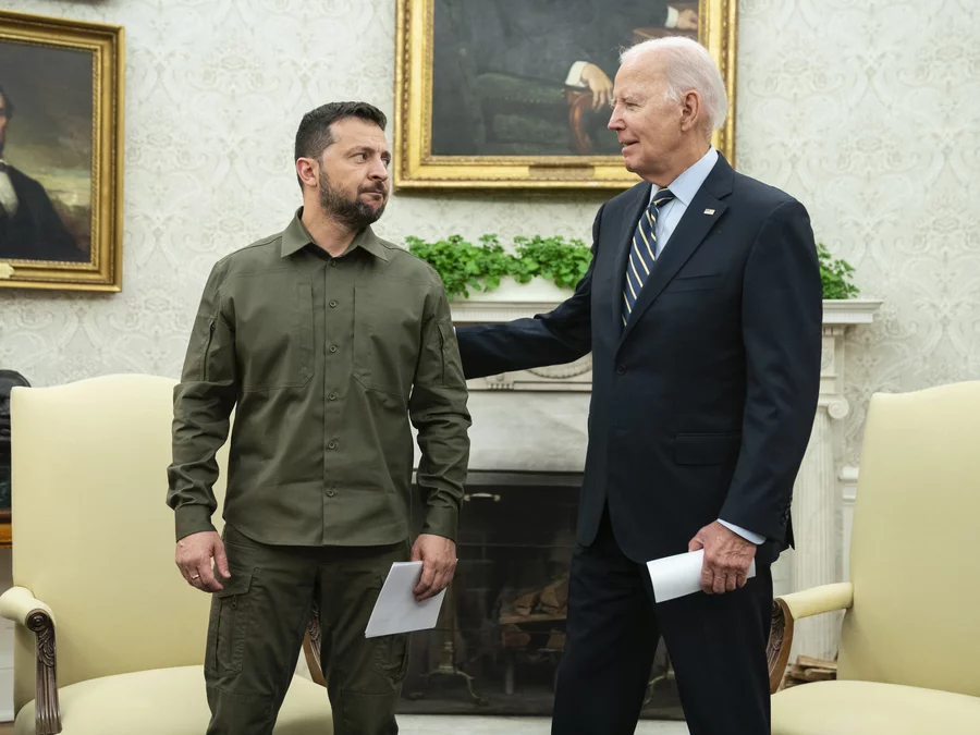 ABD Başkanı Joe Biden, İsrail'e Destek Sözü Verdi 2 bidenzelensky