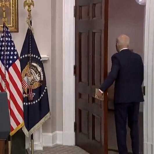 SON DAKİKA: Beyaz Saray Alarmda! Biden Konuşmayı Aniden Terk Etti! 1 df4875a0