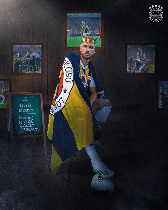 Dzeko'dan Hat-trick; Fenerbahçe'den Icardi'ye Gönderme 2 fenerbahcenin dzeko paylasiminda icardiye flas gonderme 1 8GXLI6Z2
