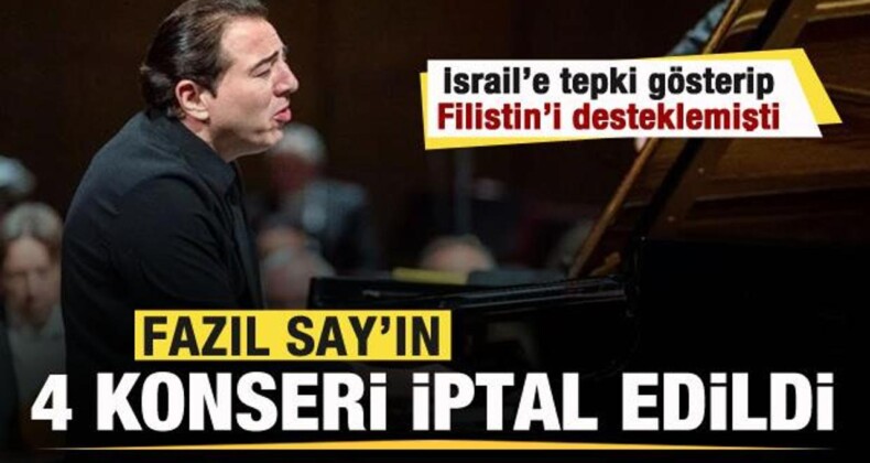 İsrail’e Tepki Gösteren Fazıl Say’ın 4 Konseri İptal Edildi