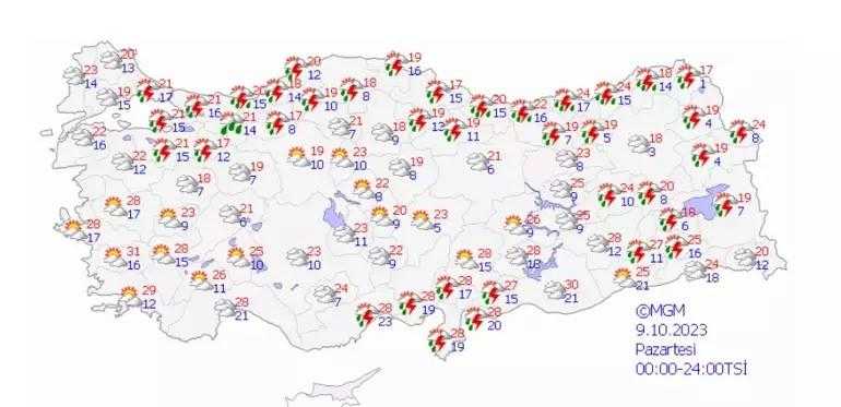 Meteoroloji'den 14 İl için "Kuvvetli" Uyarı! O İllerimiz için "Sarı Kod" Geldi 3 meteorolojiden 14 il icin kuvvetli uyari o illerimiz icin sari kod geldi 4 Wfsk9jnY