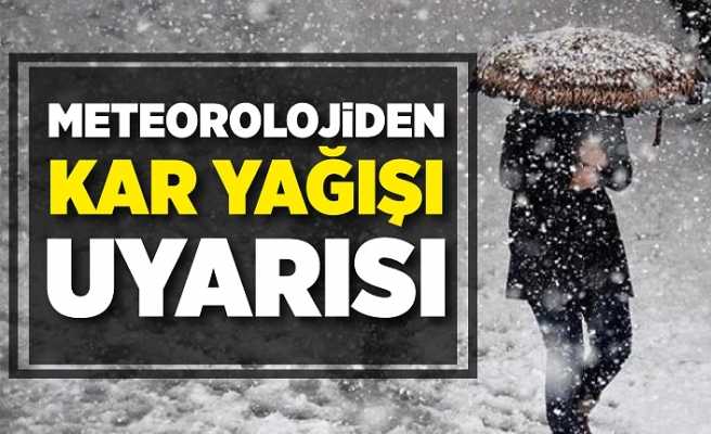 Meteoroloji’den Sağanak ve Kar Uyarısı!