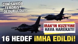 Türkiye, Irak’ın Kuzeyine Hava Harekatı Düzenledi! 16 Hedef Vuruldu