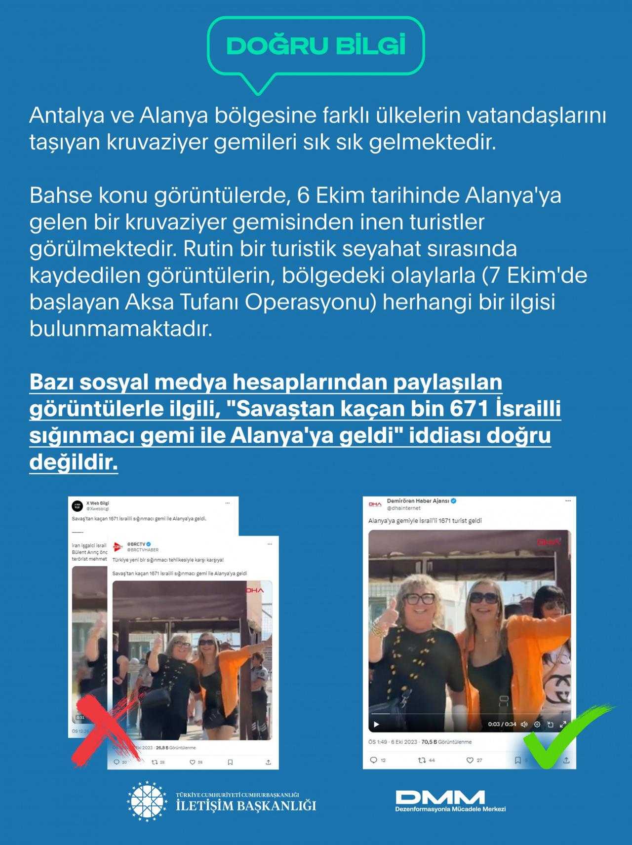 Savaştan Kaçan İsrailli Sığınmacı İddialarına Alanya'dan Resmi Yanıt! 1 savastan kacan israillilerin turkiyeye geldigi iddia ediliyordu aciklama geldi 1 aGA8yctU
