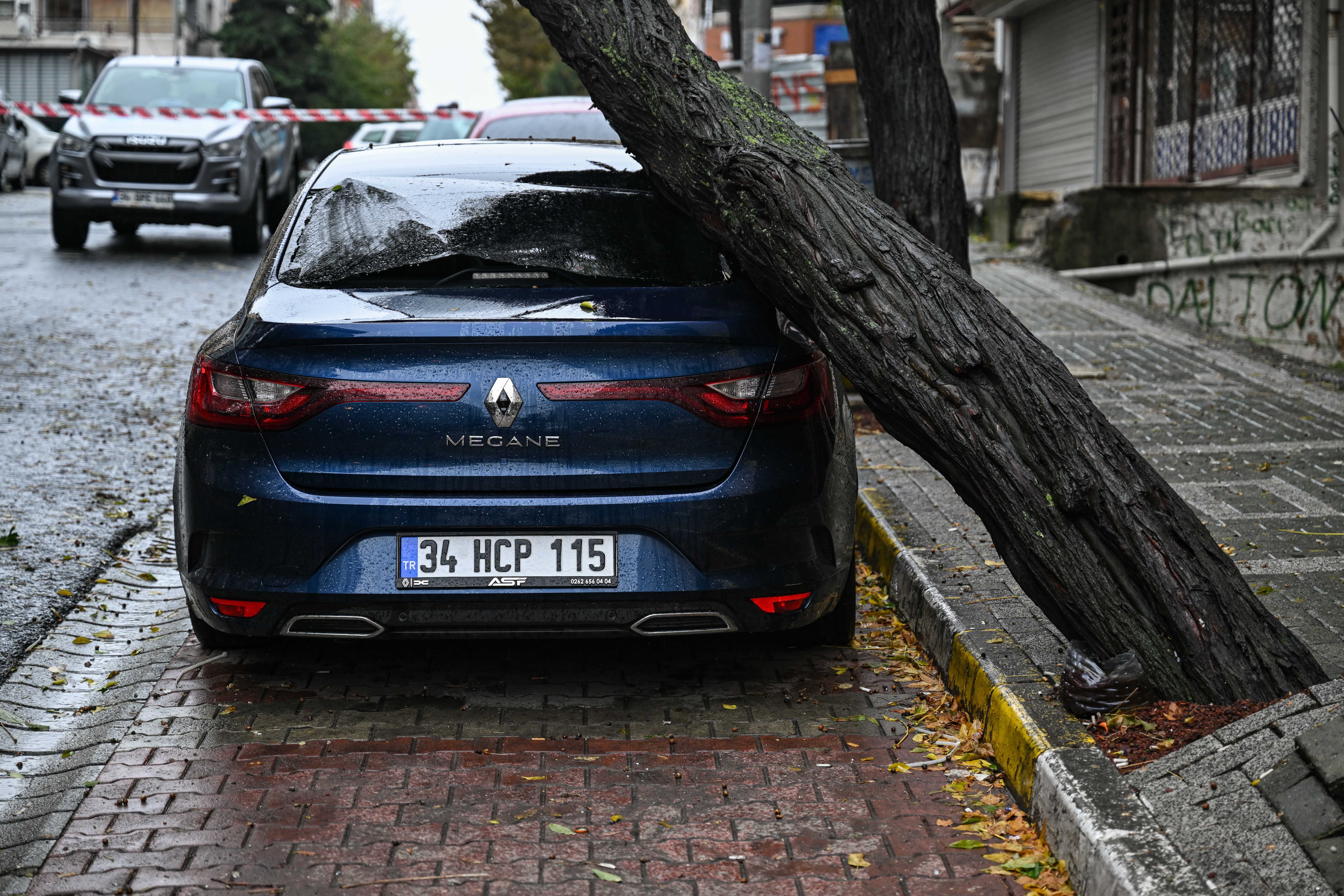 Şile ve Ağva'da Şiddetli Yağış Felaketi: Dere Taşmasıyla İş Yerleri Sular Altında 3 AA 20231119 32963135 32963128 FIRTINA NEDENIYLE AVCILARDA OTOMOBILIN UZERINE AGAC DEVRILDI