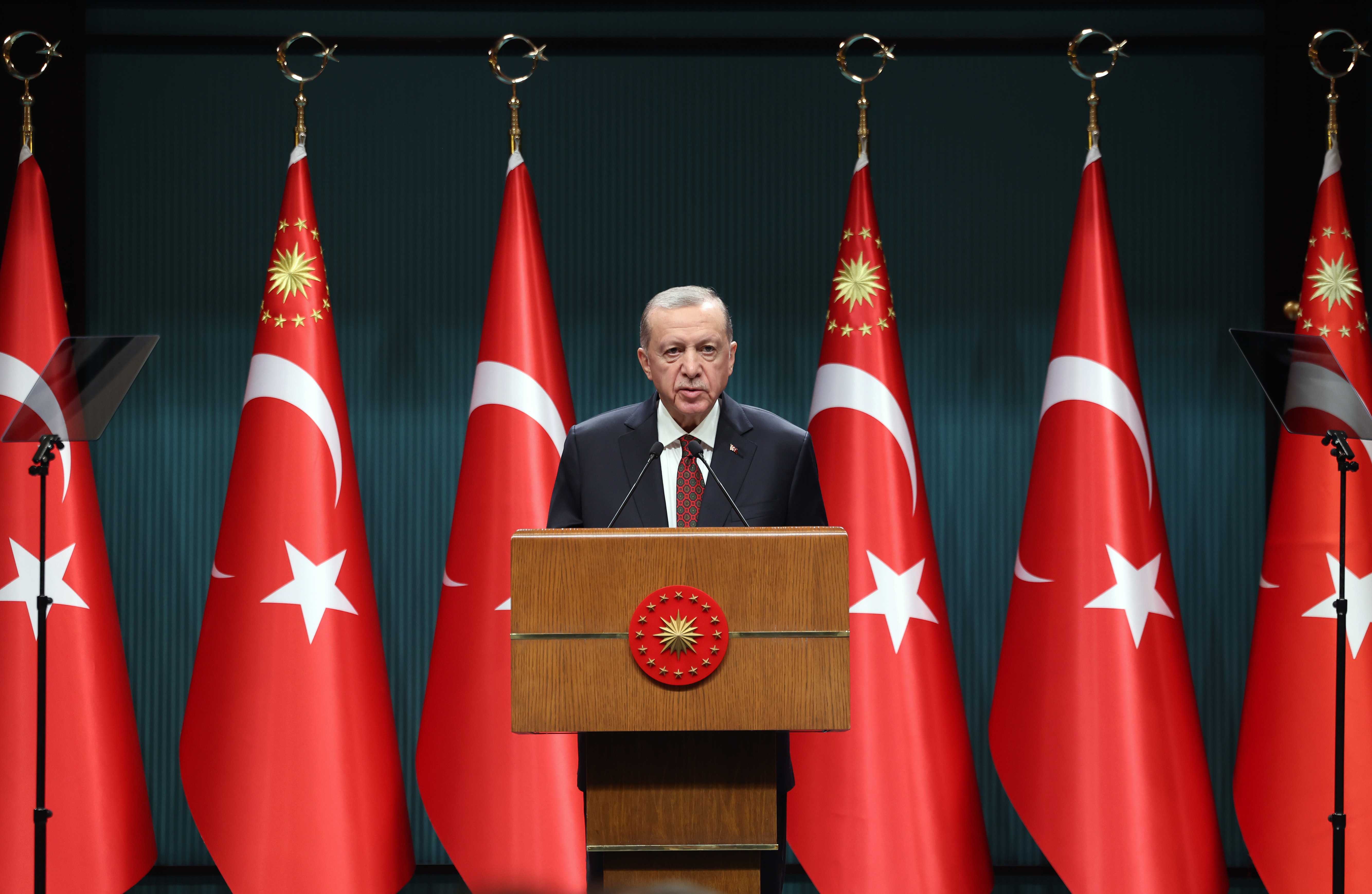 Cumhurbaşkanı Erdoğan: "İsrail'in Eylemleri Devlet Terörüdür" 3 AA 20231120 32975278 32975274 CUMHURBASKANI RECEP TAYYIP ERDOGAN