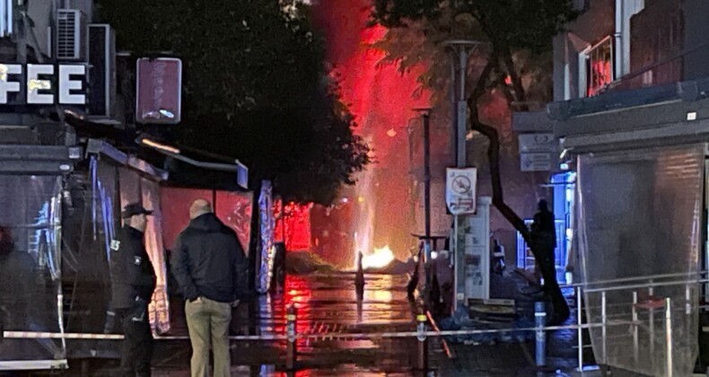 İzmir’de Doğal Gaz Borusu Patladı!