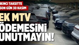 Motorlu Taşıtlar Vergisi İkinci Taksit Ödemesi için Son Gün Yarın!
