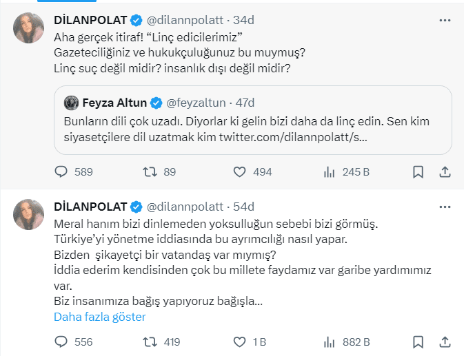 Dilan Polat'ın Gözaltındayken Sosyal Medya Paylaşımı Kamuoyunu Ayağa Kaldırdı! 3 Ekran goruntusu 2023 11 01 223722