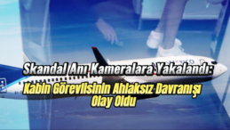 Uçakta Rezalet: Kabin Memuru, Yolcunun Etek Altı Fotoğrafını Çekti!