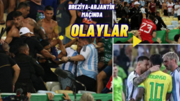 Brezilya-Arjantin Maçında Korkunç Olaylar: Messi Takımı Sahadan Çekti