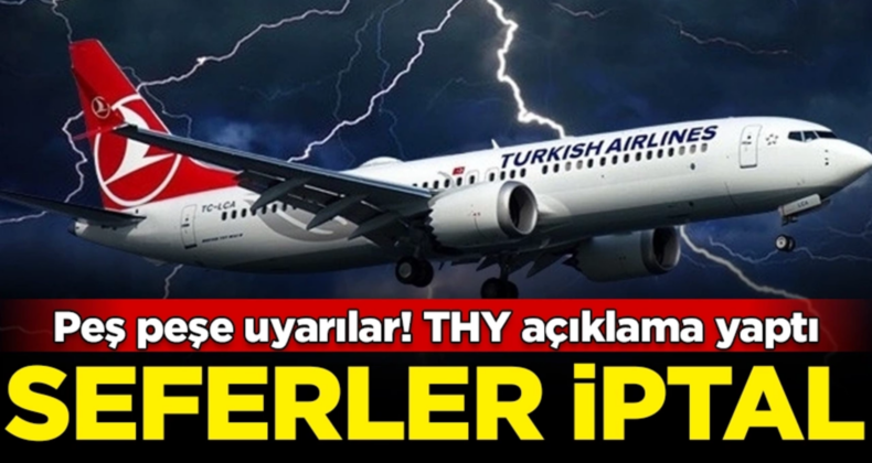THY: İstanbul Havalimanı’nda 56 Sefer İptal Edildi!