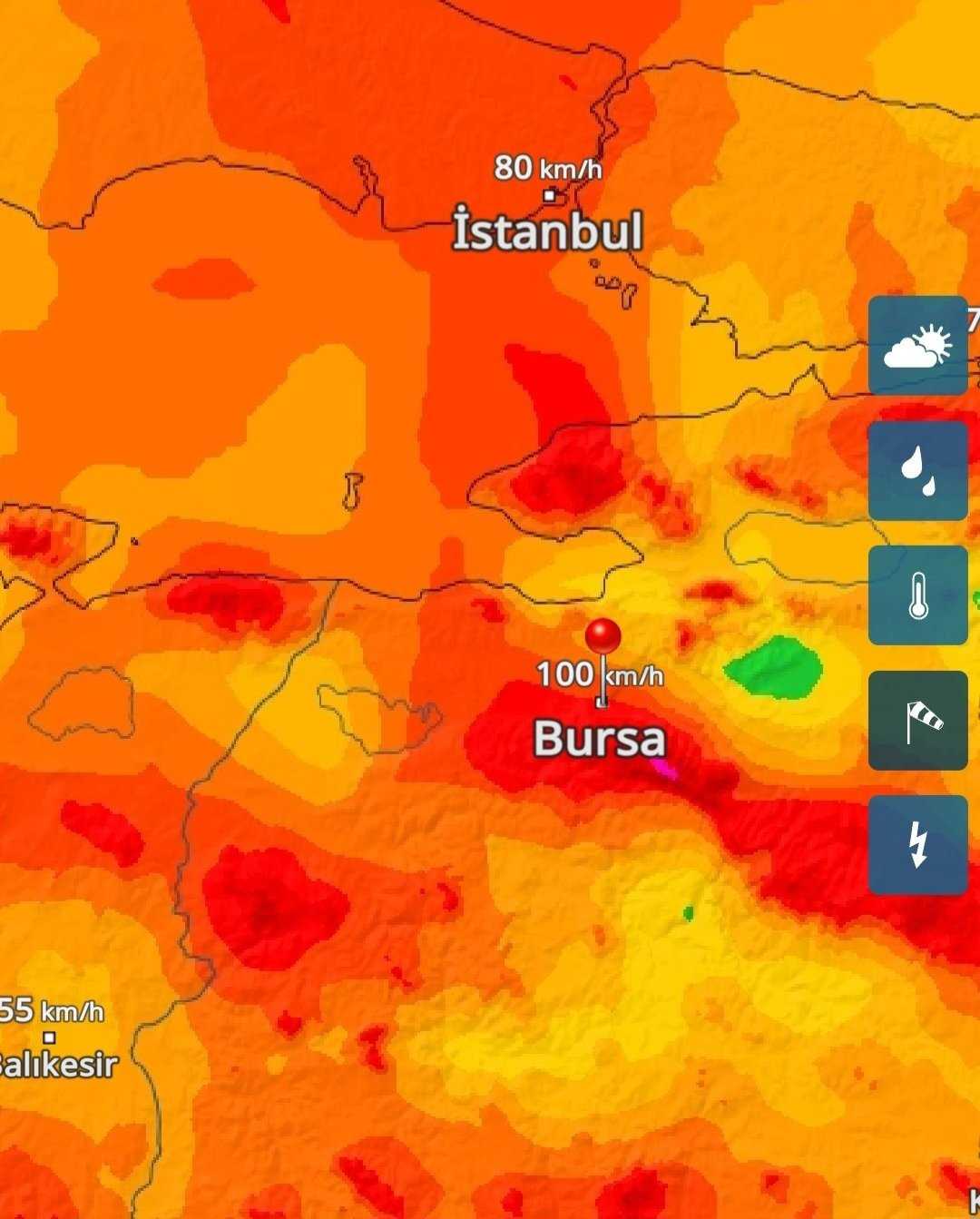 Bursa'da 100 Km/H Lodos Şiddeti! Okullar Tatil Mi? 7 GADPUKBXwAAKgD