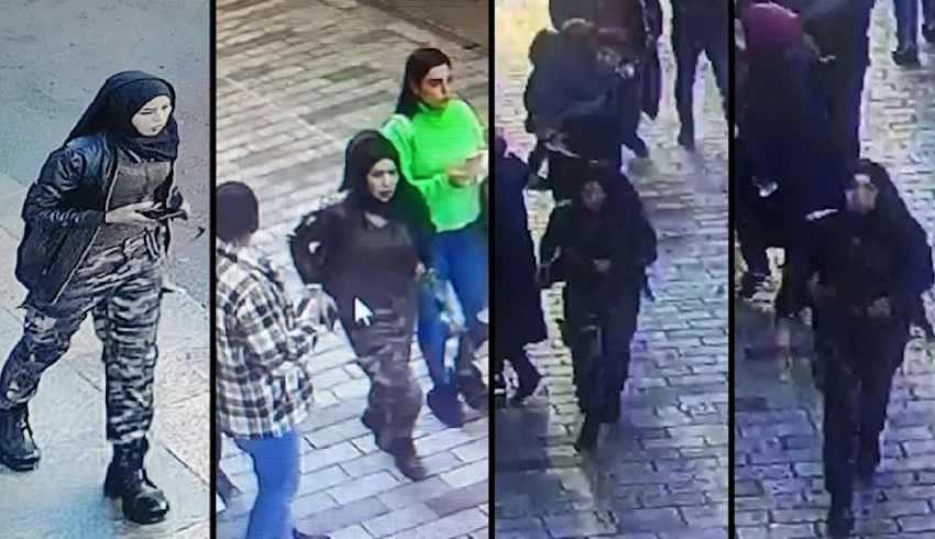 İstiklal Caddesi'ndeki Terör Saldırısı Davasında 6 Sanık Tahliye Edildi! 1 Taksim Istiklal Caddesi ne bombayi birakan o kadin boyle uzaklasmis 271471