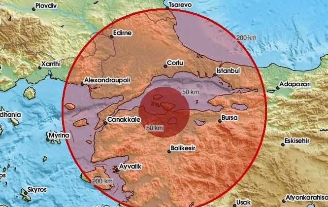 Marmara Denizi’nde Korkutan Deprem!