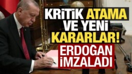 Erdoğan İmzaladı: Kritik Atama ve Kararlar Resmi Gazete’de!