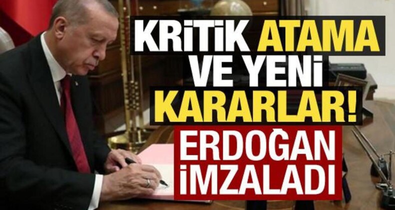Erdoğan İmzaladı: Kritik Atama ve Kararlar Resmi Gazete’de!