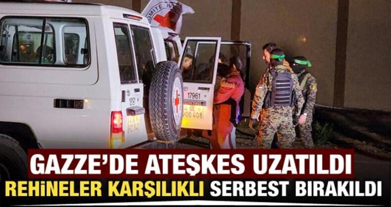 İsrail-Hamas Esir Takası: İnsani Ara 2 Gün Daha Uzatıldı