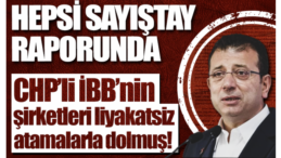 İBB’nin 30 Şirketinde 471 Ballı Koltuk
