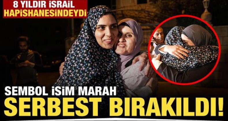 İsrail Hapishanesinde 8 Yıl Tutuklu Olan Filistinli Marah Bekir, Serbest Bırakıldı