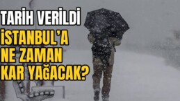 Hafta Sonu İstanbul’a Kar Geliyor