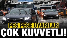 Beklenen Yağış İstanbul’a Geldi! Peş Peşe Uyarılar: Çok Kuvvetli Geliyor…