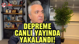 Canlı Yayında Depreme Yakalandı!
