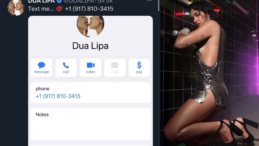Dua Lipa Hayranlarına Özel: Sosyal Medyada Numarasını Paylaştı