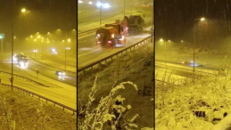 Bolu’da Yoğun Kar Yağışı Etkili Oluyor