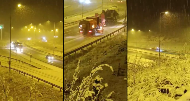 Bolu’da Yoğun Kar Yağışı Etkili Oluyor