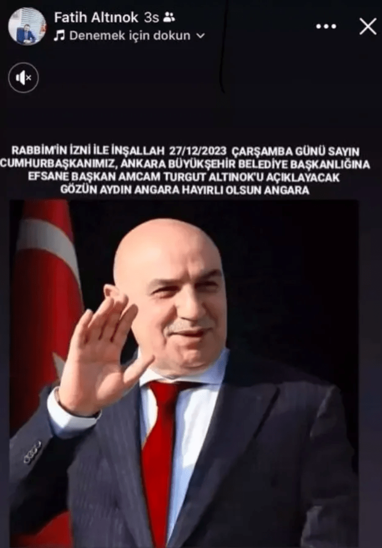 AK Parti'nin Ankara Adayı Sürprizi: Yeğen Yanlışlıkla İsmi Duyurdu! 1 Ekran goruntusu 2023 12 27 154007