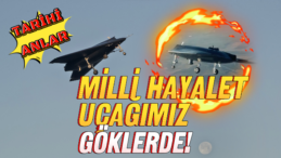 “Hayalet Uçak” Gökyüzünde! Tarihi Anlar…