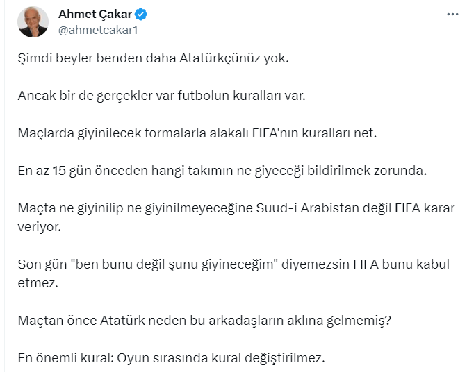 Ahmet Çakar'dan Fenerbahçe ve Galatasaray'a Zor Soru! 1 Ekran goruntusu 2023 12 30 135140