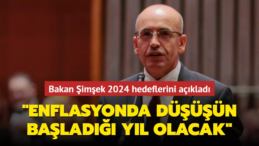 Bakan Şimşek: 2024 Ekonomik Programında Kararlı Adımlarla İlerleyeceğiz
