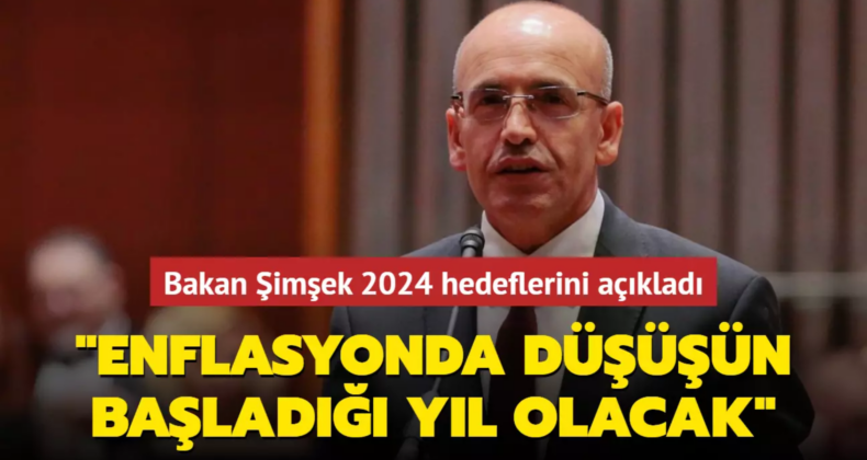 Bakan Şimşek: 2024 Ekonomik Programında Kararlı Adımlarla İlerleyeceğiz