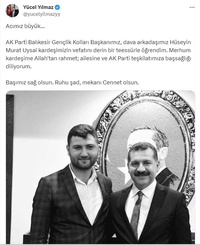 AK Parti'yi Yasa Boğan Ölüm: Genç Başkan Murat Uysal Hayatını Kaybetti 2 Ekran goruntusu 2023 12 31 211337