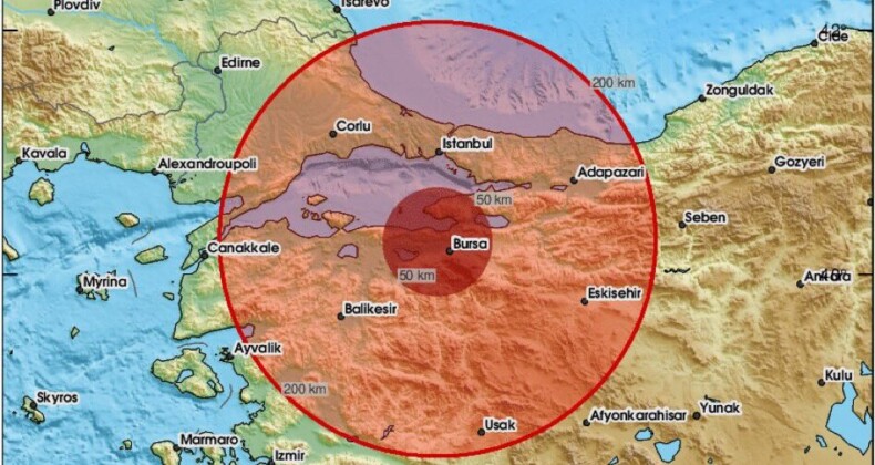 Marmara Denizi’nde 5.1 Büyüklüğünde Deprem: İstanbul ve Çevre İllerde Hissedildi