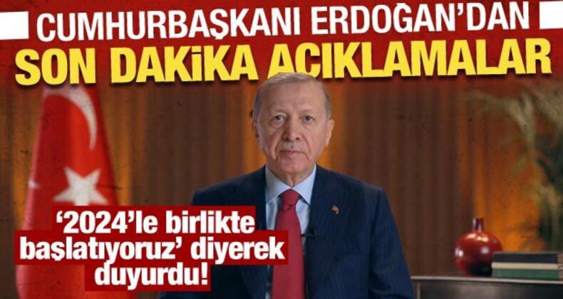 Cumhurbaşkanı Erdoğan’dan Yeni Yıl Mesajı