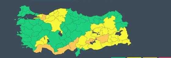 36 İl için Sarı ve Turuncu Kodlu Uyarı: Yoğun Kar ve Yağış Bekleniyor 1 kar yagisi basliyor sari ve turuncu kodlu uyari 36 kentte alarm 1 LEaCqEh2