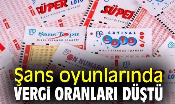 Şans ve Bahis Oyunları İçin İndirim Kararı!