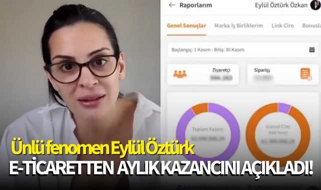 Fenomen Eylül Öztürk Aylık Kazancını Açıkladı!