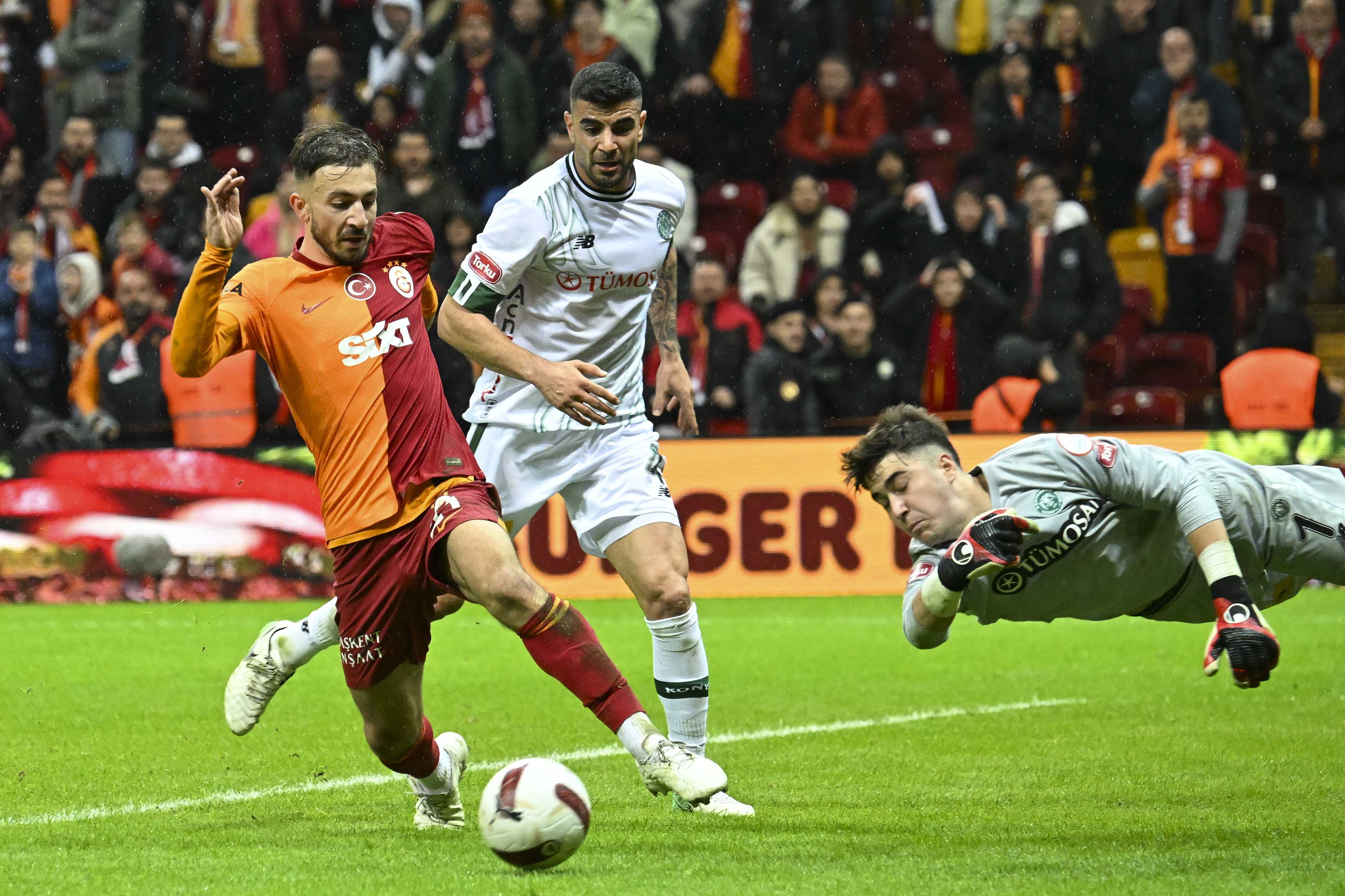 Galatasaray 3 Puanı 3 Golle Aldı 8 AA 20240107 33380021 33380014 GALATASARAY TUMOSAN KONYASPOR