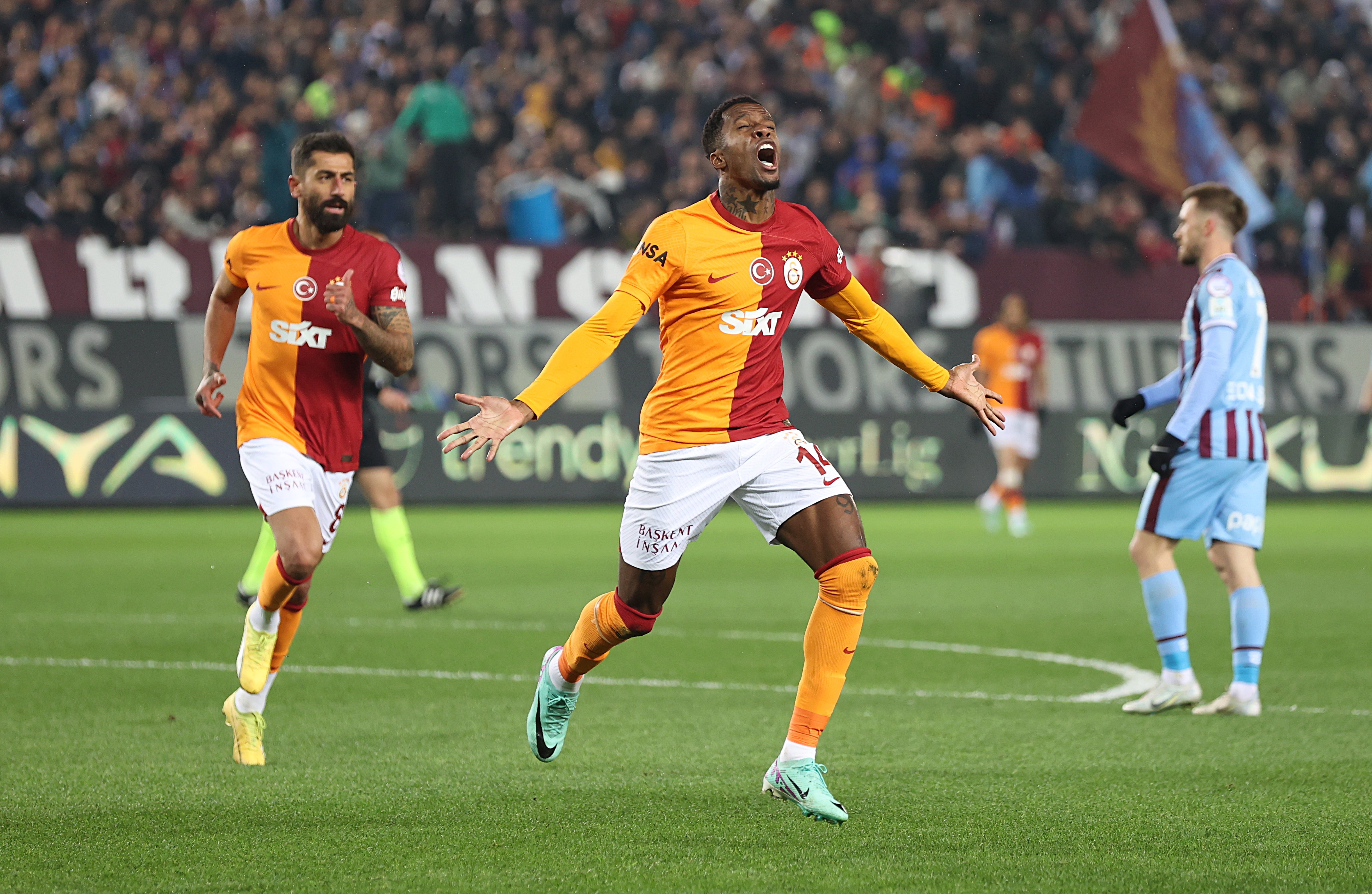 Galatasaray, Trabzon'da Fırtına Gibi Esti! 1-5 11 AA 20240121 33495919 33495913 TRABZONSPOR GALATASARAY