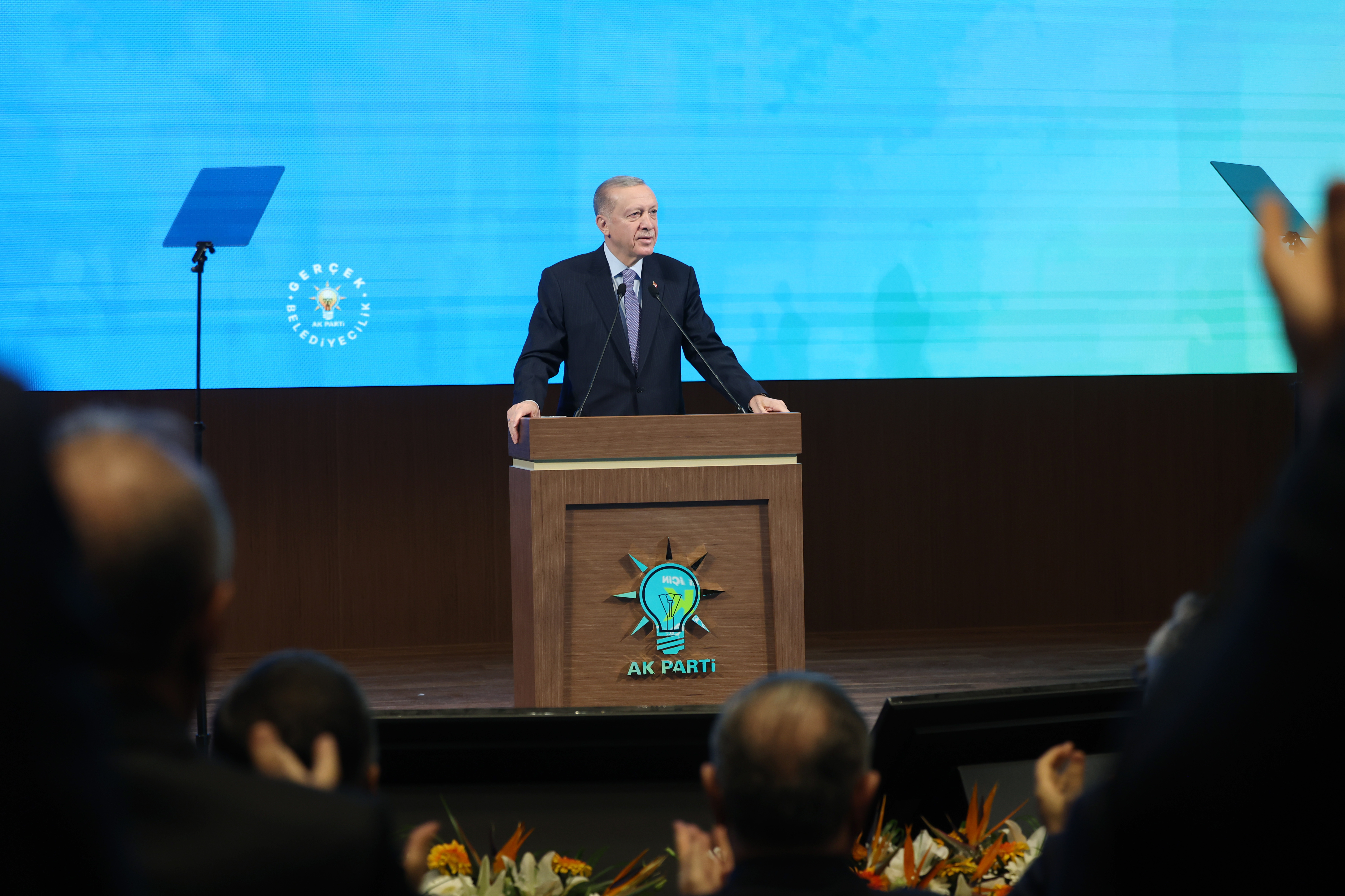 AA 20240130 33568418 33568413 CUMHURBASKANI ERDOGAN AK PARTI KONGRE MERKEZININ ACILISINI YAPTI